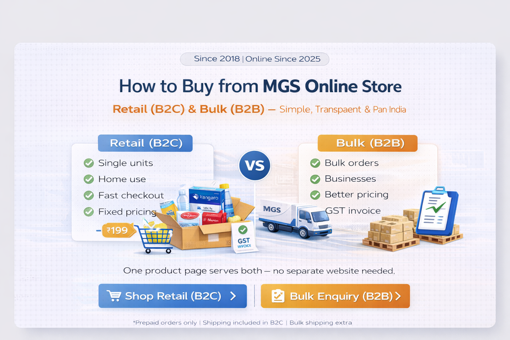 How to Buy from MGS Online Store – Retail (B2C) & Bulk (B2B) Explained