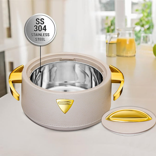 Mayur Luxury Leather Insulated Premium Casserole 2500