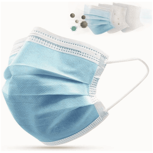 MGS - 3 Ply Disposable Face Mask, Pack of 100 Mask