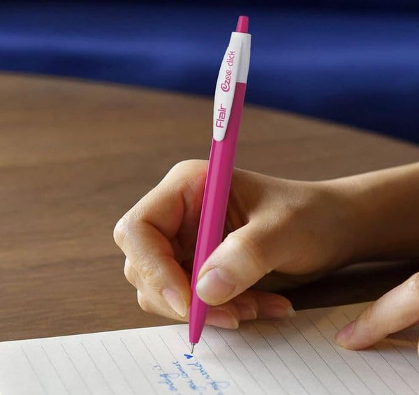 Flair Ezee Click Ball Pen Blue Pack of 40 Pen