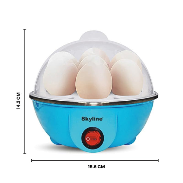 Skyline 350 Watt Electric Egg Boiler, Quick & Easy Egg Cooker with BPA-Free Plastic