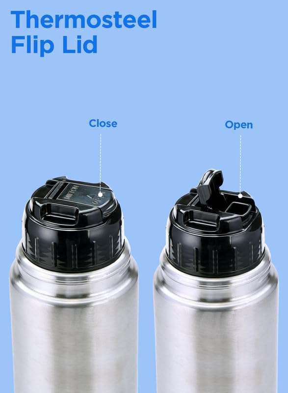 Milton Thermosteel 1000Flip Lid Bottle 1 Ltr