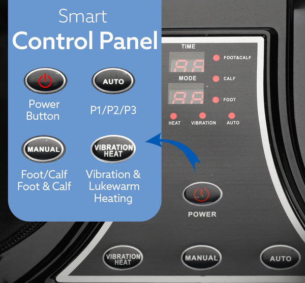 AGARO Rejoice Foot, Calf and Leg Massager with Lukewarm Heating and Vibration, 80W, 4 Motors, Rolling & Kneading Functions for Muscle Relaxation & Improving Blood Circulation (Grey)