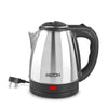 Milton Euroline Go Electro 1.5 Stainless Steel Electric Kettle, 1 Piece, Silver, 1.5 Litres | Power Indicator | 1350 Watts | Auto Cut-off | Detachable 360 Degree Connector | Boiler for Water