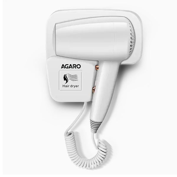 Agaro Wall Mounted Hair Dryer 1400w HD1417