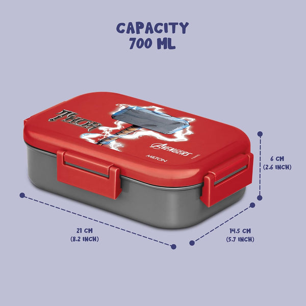 Milton Thermoware Marvel Hugo Children Tiffin Box
