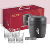 Milton Spiritz Ice Pail with Whiskey Glass Set