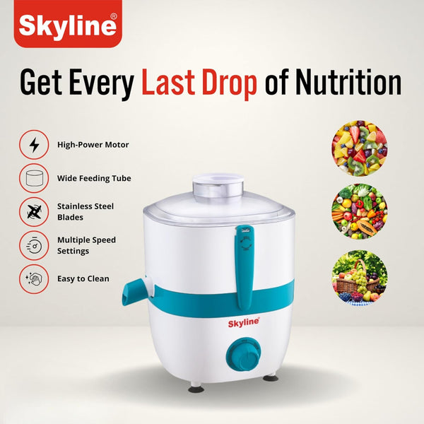 Skyline Juicer Mixer Grinder With 2 Jar 550W VTL-7700