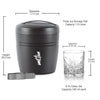 Milton Spiritz Ice Pail with Whiskey Glass Set