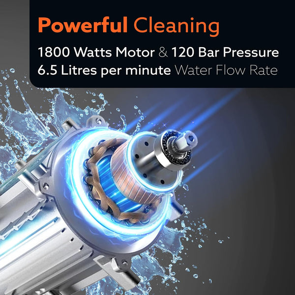 Agaro Supreme High Pressur Washer 1800w 120Bar No.33715