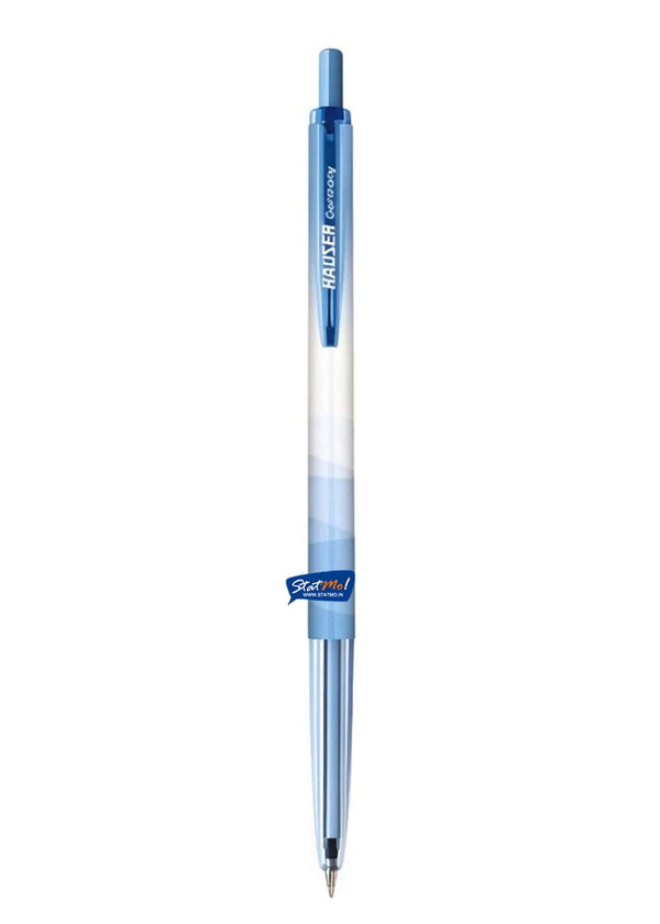 Hauser Germany Auto Click Ball Pen Blue HP-1006, Pack of 40 Pens