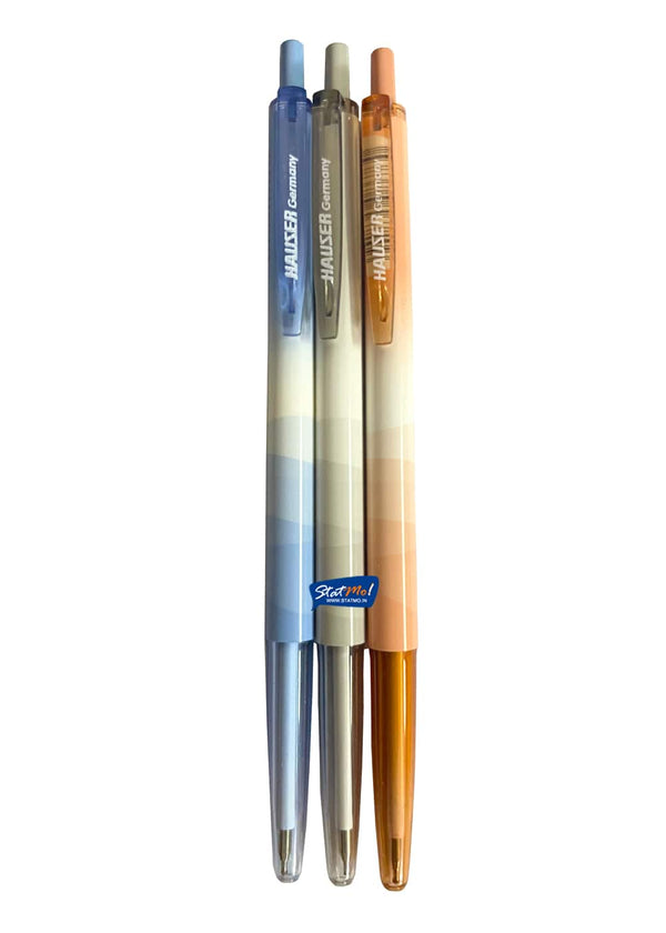 Hauser Germany Auto Click Ball Pen Blue HP-1006, Pack of 40 Pens