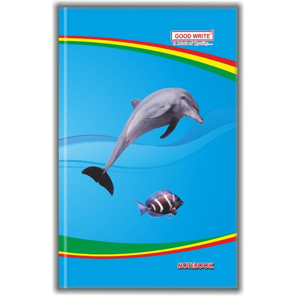 Good write - Fish Flower Series Register Ruled 240 Pages, Pack of 5 Register