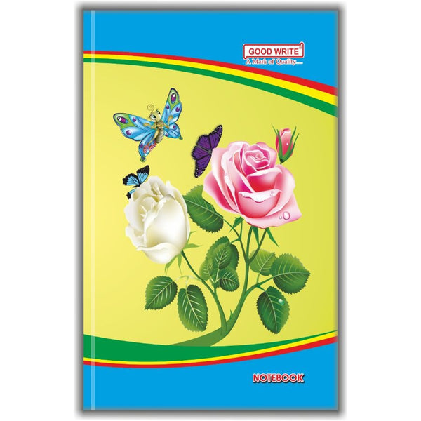 Good write - Fish Flower Series Register Ruled 240 Pages, Pack of 5 Register