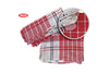 MGS Check Duster 300GSM | 18x18cm, Pack Of 12