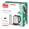 Skyline Hydra Set - 1ltr Steel Bottle & Electric Kettle 1500w 1.8ltr