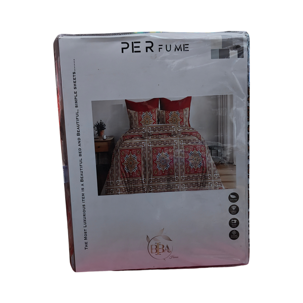 Perfume - Double Bed Cotton Bedsheet Mix Pattern | MOQ: 30Pcs
