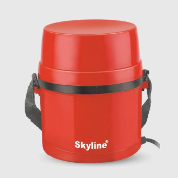 Skyline Lunch Set Electric Lunch Box & 1ltr Steel Bottle