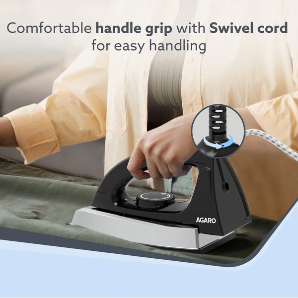 Agaro Regal Heavy Weight Electric Dry Iron 1000w No.34002