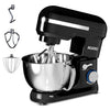 AGARO Royal Stand Mixer 1000W with 5L SS Bowl and 8 Speed Setting I Includes Whisking Cone, Mixing Beater & Dough Hook, and Splash Guard, 2 Years Warranty, (Black)
