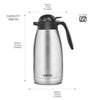 Milton Carafe Classic 2000 S.S Thermosteel 2ltr Flask