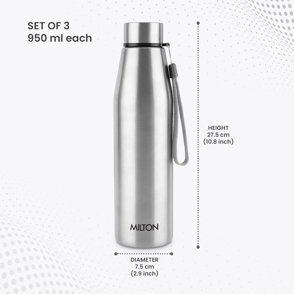 Milton Unisteel Drift 1000 3Pcs Bottle Set