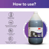 3M Professional P6 Toilet Bowl Cleaner, Cleaning High Viscosity for Toilet Bowl, All Ceramic Surface, Clean & Sanitize with Refreshing Fragrance (5L, Pack of 1)