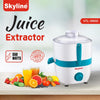 SKYLINE VTL-7700 3-in-1 Functionality - Blend, Mix, and Juice with Ease 550 W Juicer Mixer Grinder(Powerful 550W Juicer Mixer Grinder - Blend, Mix, and Juice with Ease vtl-7700 | 2 Jars | White and Blue)
