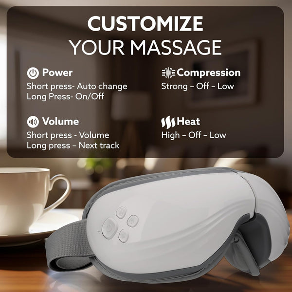 AGARO Supreme Eye Massager with Lukewarm Heat No.34281