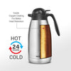 Milton Carafe Classic 2000 S.S Thermosteel 2ltr Flask