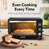 AGARO Marvel Oven Toaster Griller, 25 Litres, Motorised Rotisserie, Adjustable Temperature, 5 Heating Modes & Timer, CakeBaking, Roasting,Grilling,OTG (Black)
