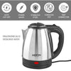 Milton Euroline Go Electro 2.0 Stainless Steel Electric Kettle, 1 Piece, 2 Litre, Silver, Power Indicator, 1350 Watts, Auto Cut-off, Detachable 360 Degree Connector, Boiler for Water, Instant Noodles