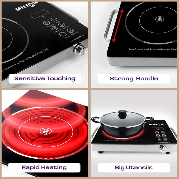 Milton - Elio Elite Infra Red Cooktop 2000w