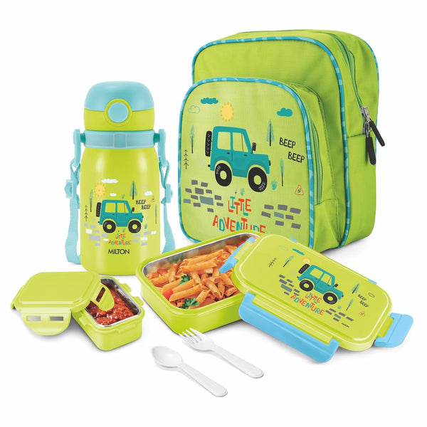 Milton Snackie Mate 6pcs Lunch Box Set with Bag & Bottle