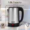 AGARO Sonnet Electric Kettle, 1.5L, 1500W No.34207