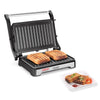 Milton Insta Grill Sandwich Maker, 180° Open Sandwich Griller and Toaster, 1000 Watt Sandwich Maker Electric Griller for Home, Auto Cut off, 2 Year Warranty, Silver
