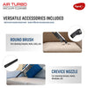 Pigeon by Stovekraft Airturbo Handheld Dry Vacuum Cleaner for Home & Car | HEPA+STEELMESH FFT Technology FILTER | 18 kPa Suction power | 600W | Low Noise| 2 Accessories Nozzle & Brush | 4.5M Long Wire