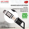 Pigeon by Stovekraft Airturbo Handheld Dry Vacuum Cleaner for Home & Car | HEPA+STEELMESH FFT Technology FILTER | 18 kPa Suction power | 600W | Low Noise| 2 Accessories Nozzle & Brush | 4.5M Long Wire