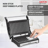 Milton Insta Grill Sandwich Maker, 180° Open Sandwich Griller and Toaster, 1000 Watt Sandwich Maker Electric Griller for Home, Auto Cut off, 2 Year Warranty, Silver