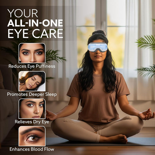 AGARO Supreme Eye Massager with Lukewarm Heat No.34281