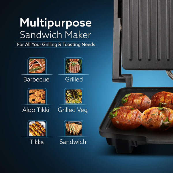 Agaro Royal Grill Sandwich Maker 1000w No.34336