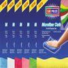 Sir Prize Microfiber Cloth 40x40cm No.SP-MFC, Pack of 4 Pcs