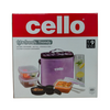 Cello Fit & Fresh Glass Tiffin with Bag, Set of 9 (3 Containers, 400ml Each; 1 Glass Bottle, 500 ml; 2 - Pickle/Chutney Dabba, 30ml Each; 1 Salad/Papad Dabba, 200ml, 1 Spoon & Fork )